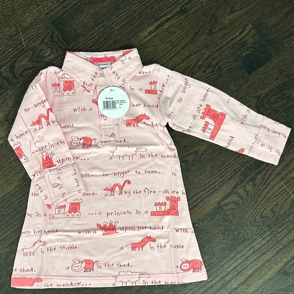 Jaffa by Oink Baby Bundle Striped Baby Outfit and Dress Set 12-18 m - Picture 2 of 6